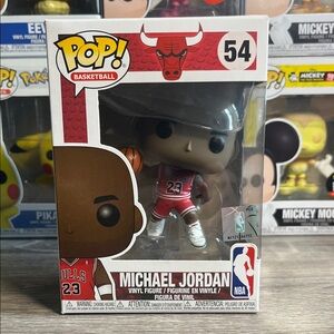 Funko Pop! Michael Jordan in Red and Black Jersey